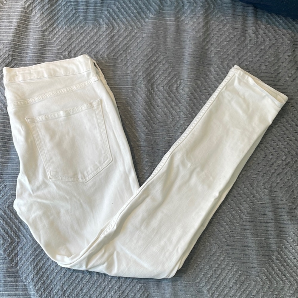 Top man white stretch skinny in 31 short